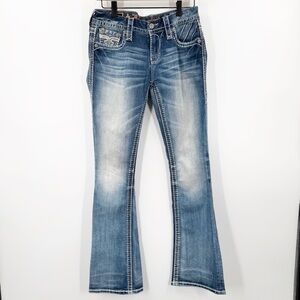 Rock Revival Hyero Mid Rise Boot Cut Jeans